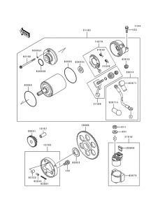 ZX600 Стартер