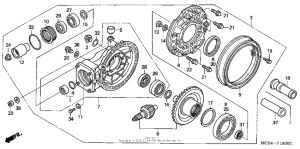 ST1300 Final driven gear (st1300)