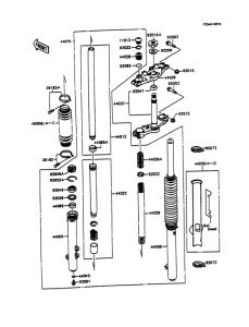 KMX125 Front fork(1 / 2)