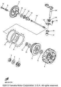 WR400FK Сцепление