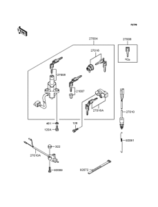 EL250 Замок зажигания