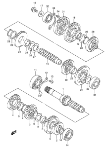 VX800 Трансмиссия