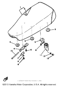 DT100J Сиденье