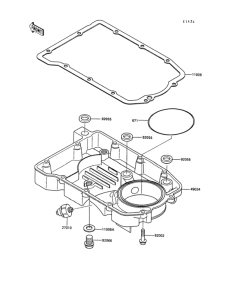 ZX500 Маслянный поддон