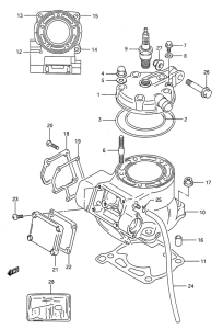 RM125 Цилиндр