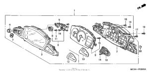 ST1300 Спидометр