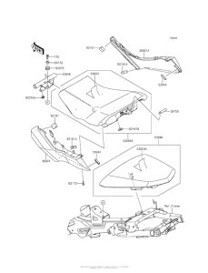 EX650 Сиденье