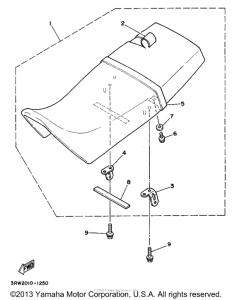 XT225FC Сиденье