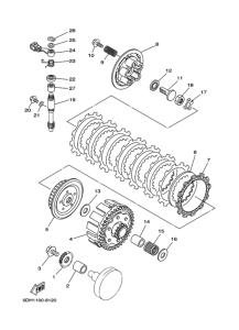 YZ125 Бендикс