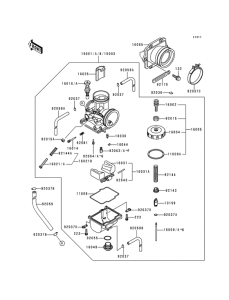 KX500 Carburetor assy