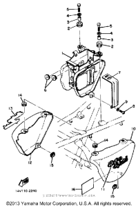 XS400SJ Боковые обтекатели