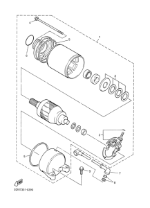 FZS600 Стартер