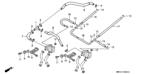  Air suction valve pipe