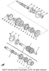 MX125B Трансмиссия