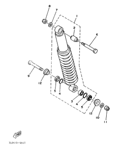XTZ750 Задняя подвеска