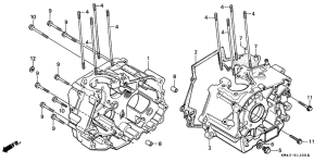CD250 Картер двигателя