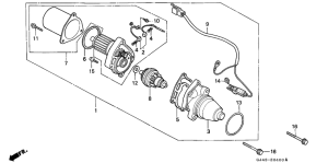 SH75 Стартерный мотор