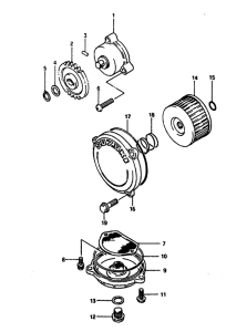 DR650 Маслонасос