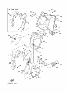 YW125 Щиток облицовочный