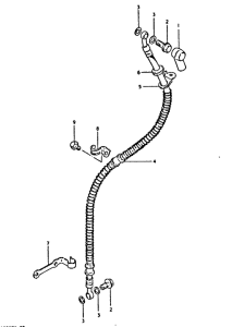 GS250 Передние тормозные трубки