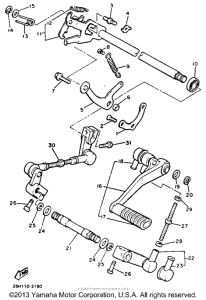XVZ12L Вал переключения