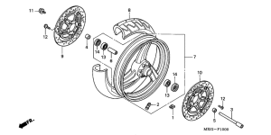 CB600F Transom + tube