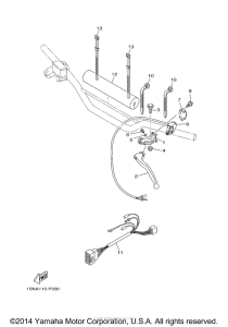 YZ85F Рулевые переключатели