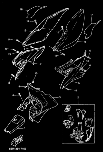 YQ50 Боковые обтекатели