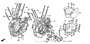 VT1100C Картер двигателя