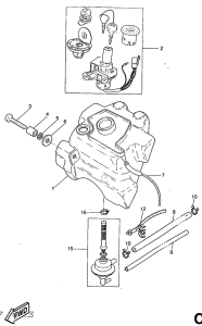 YQ50 Топливный бак