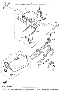 FZR400SUC Сиденье