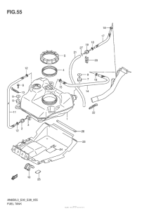 AN650 Топливный бак