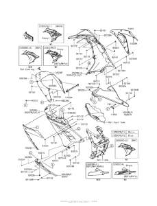 EX300 Обтекатель нижний