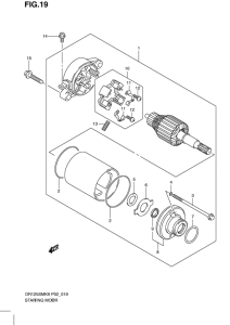DR125 Стартерный мотор