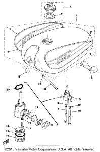 RD200C Топливный бак