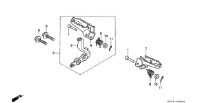 XR250R Ступень передачи