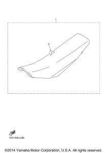 WR450F Сиденье