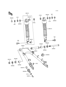 KZ1000 Маятник / shock absorber