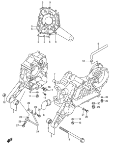UE125 Картер двигателя