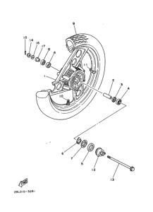 RZ350RR ﾌﾛﾝﾄﾎｲｰﾙ