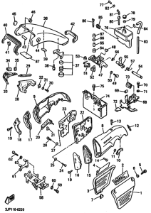 VMX12 Крышка боковая & oil tank
