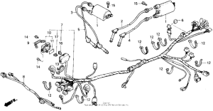 VFR750R Жгут проводов