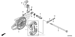  Задний тормоз
