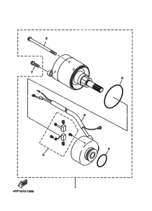 DT230 Starting motor set