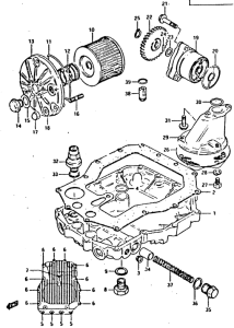 XN85 Oil pump - oil filter