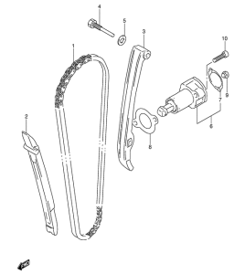 DR650 Держатель направляющей