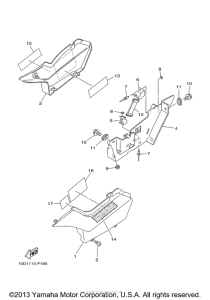 TW200W1C Боковые обтекатели