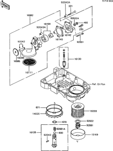 ZX600 Масляный насос