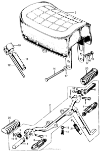 Z50A Seat + step bar