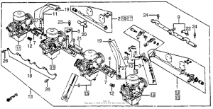CB650SC Карбюратор